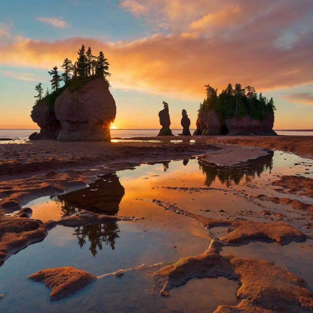 Sunset Rock Formations Print My Store