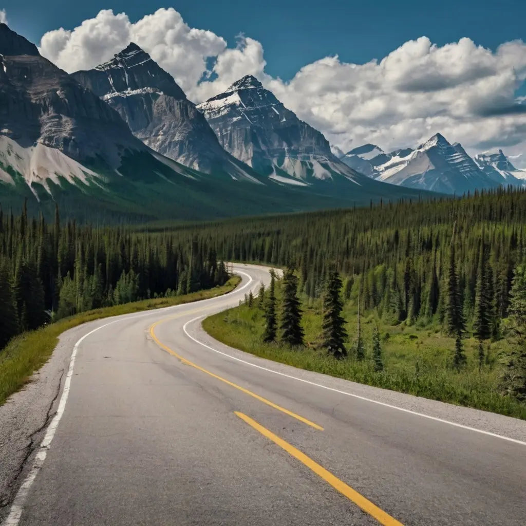 Winding Alpine Road Print My Store