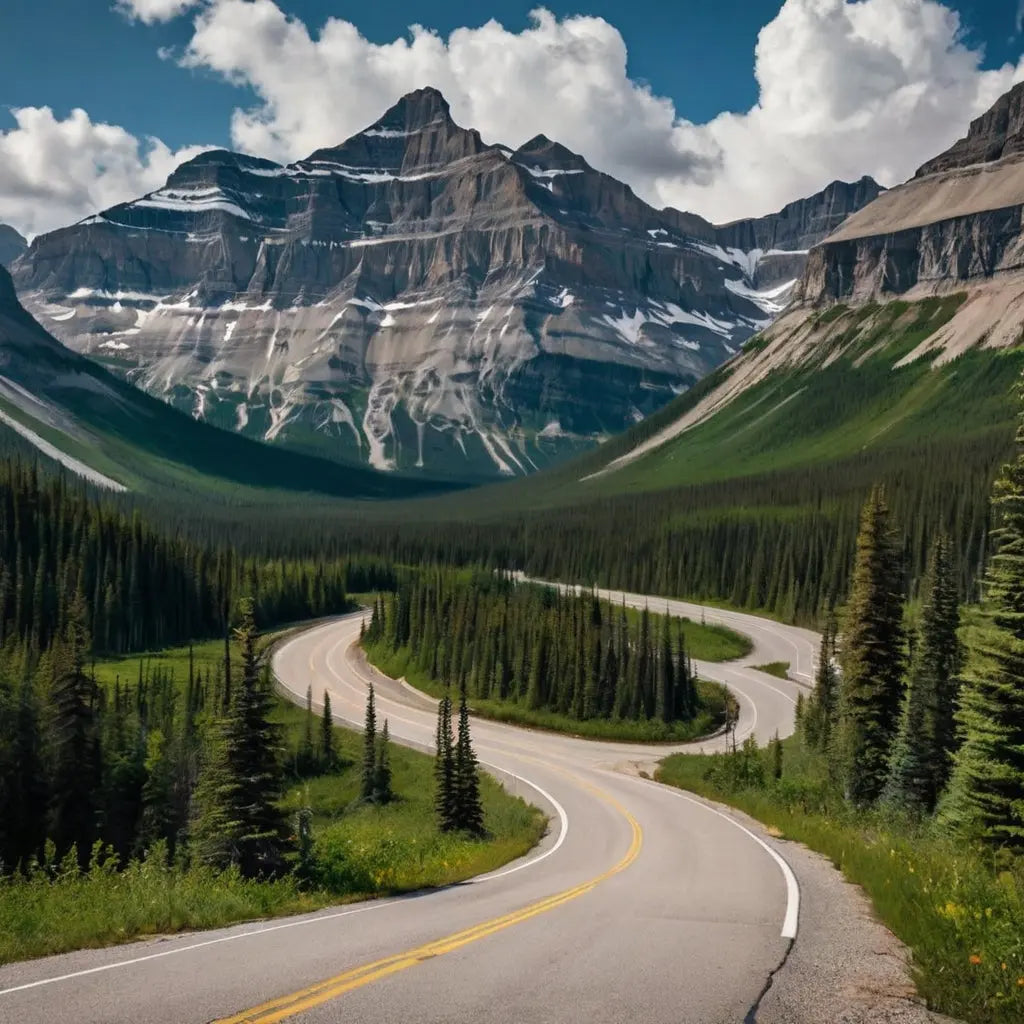 Winding Alpine Road Print My Store