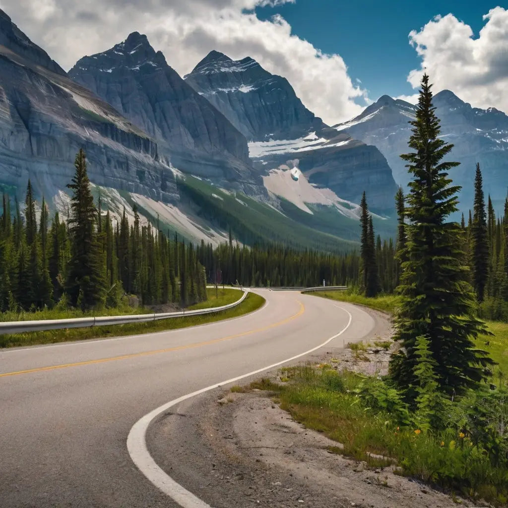 Winding Alpine Road Print My Store