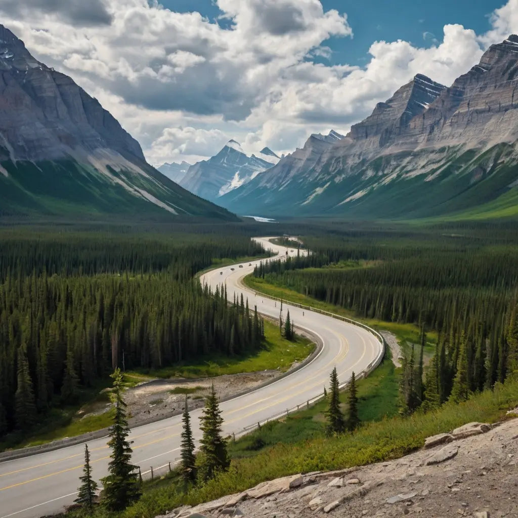 Winding Alpine Road Print My Store