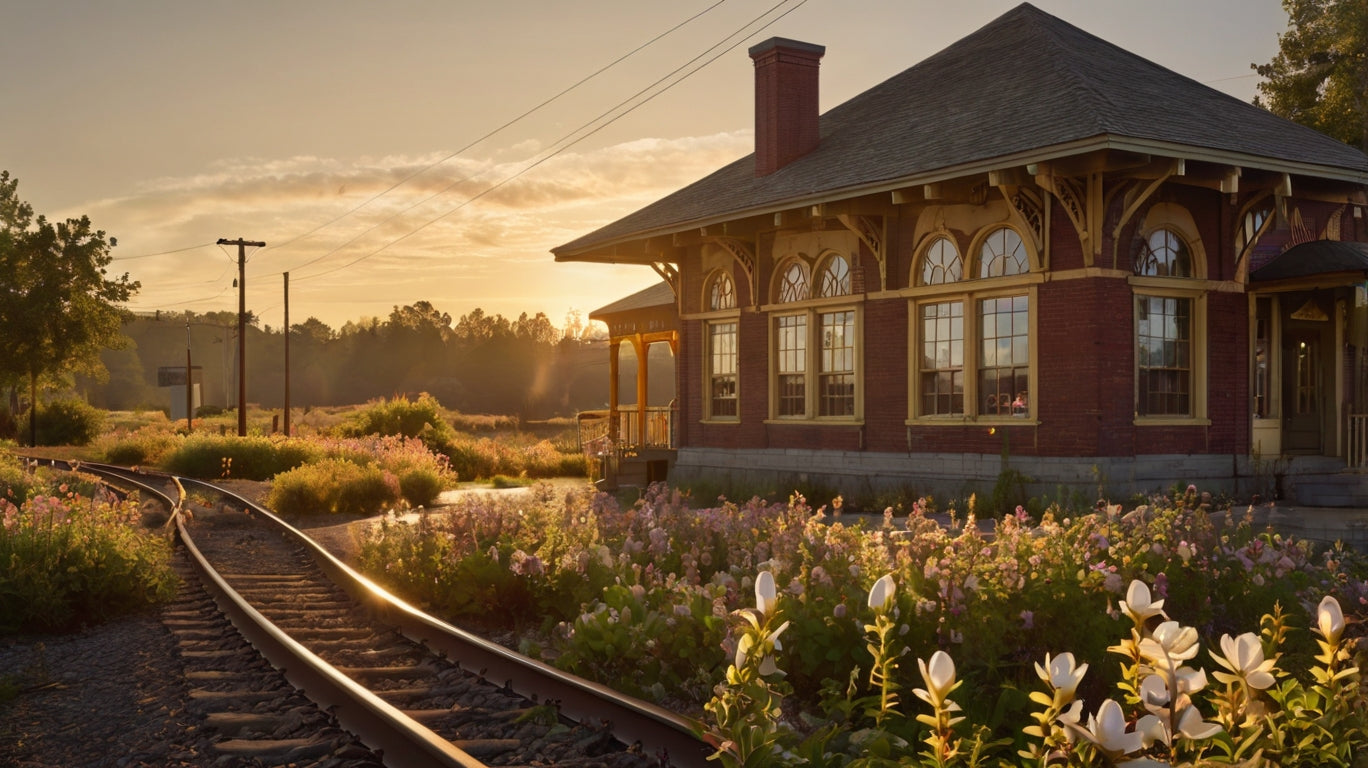 Cozy Snow-Dusted Farmhouse at Dusk