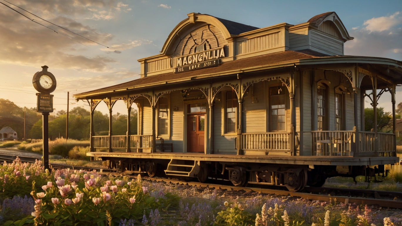 Cozy Snow-Dusted Farmhouse at Dusk