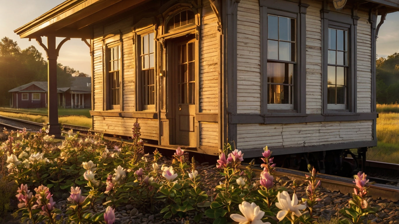 Cozy Snow-Dusted Farmhouse at Dusk