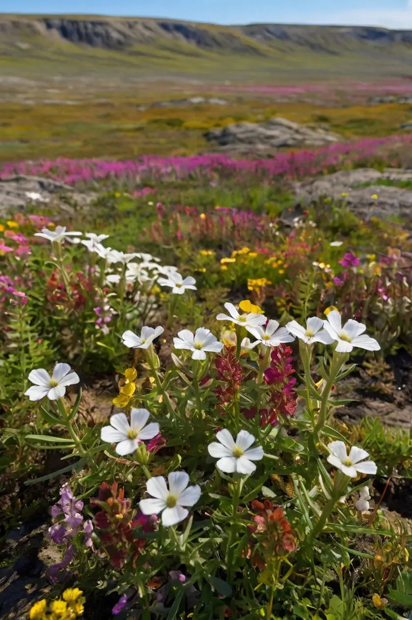 Tundra Bloom Landscape Canvas My Store