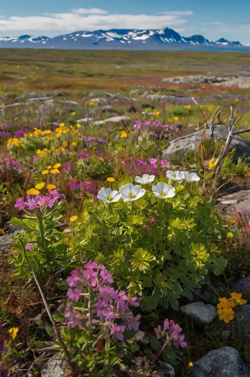 Tundra Bloom Landscape Canvas My Store