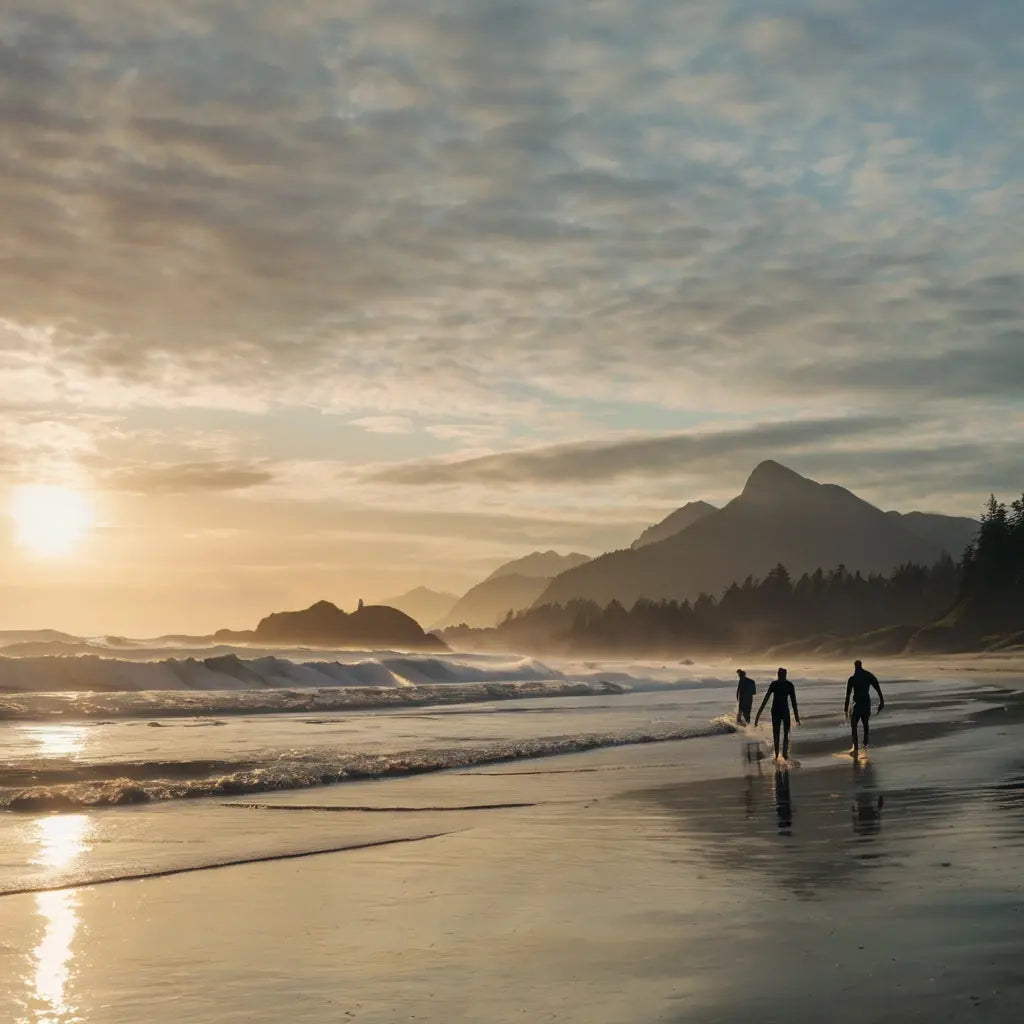 Sunset Surfer Beach Print My Store