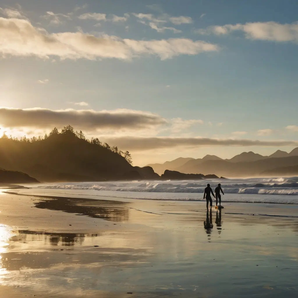 Sunset Surfer Beach Print My Store