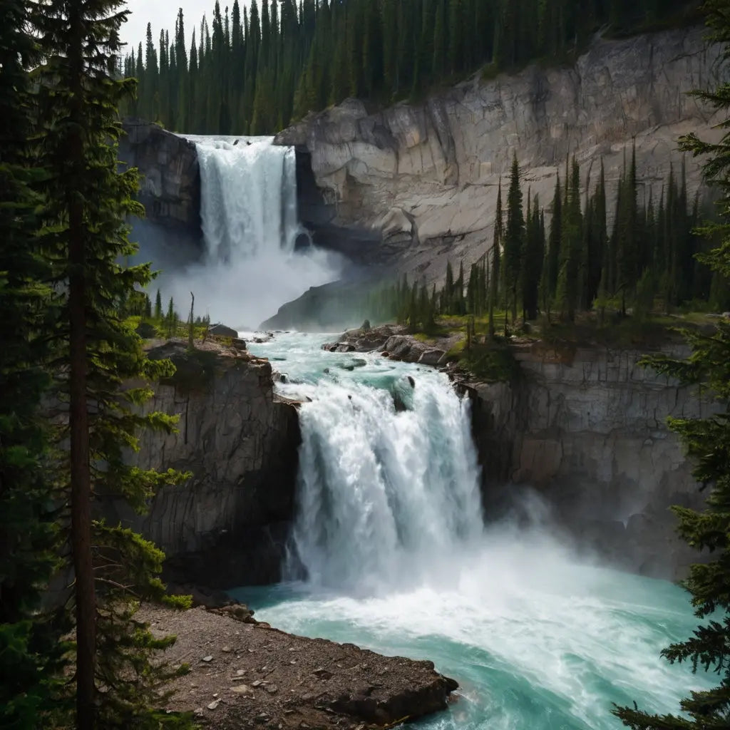 Stunning Mountain Lake Print - Scenic Wall Art My Store