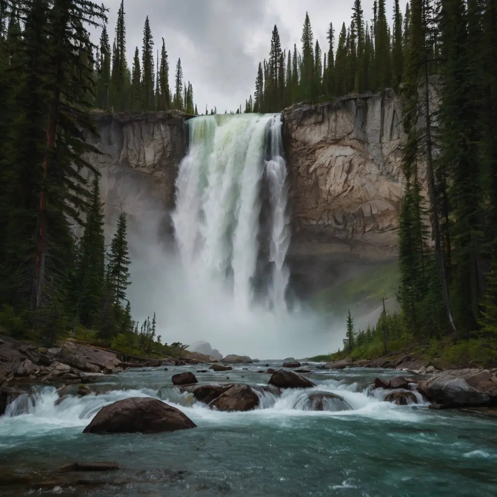 Stunning Mountain Lake Print - Scenic Wall Art My Store