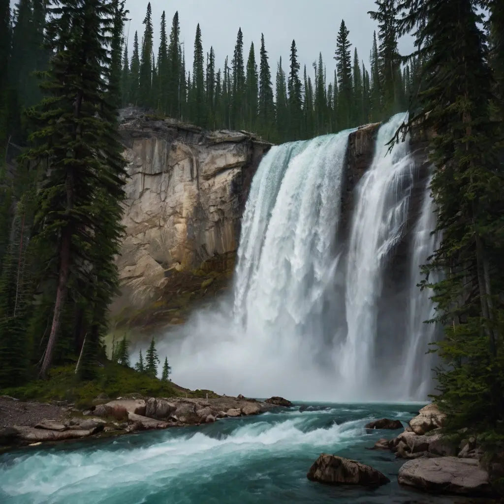 Stunning Mountain Lake Print - Scenic Wall Art My Store