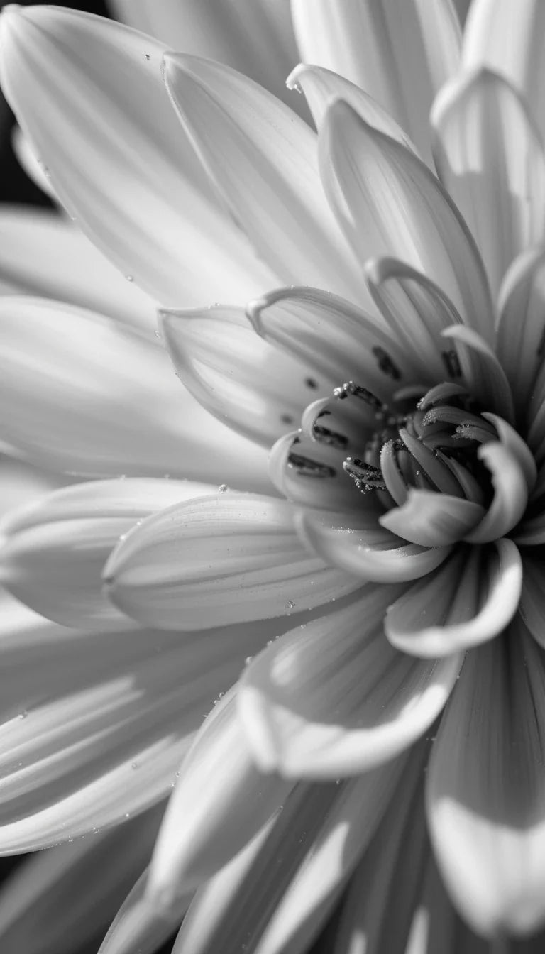Close-up flower macro (dahlia or similar)