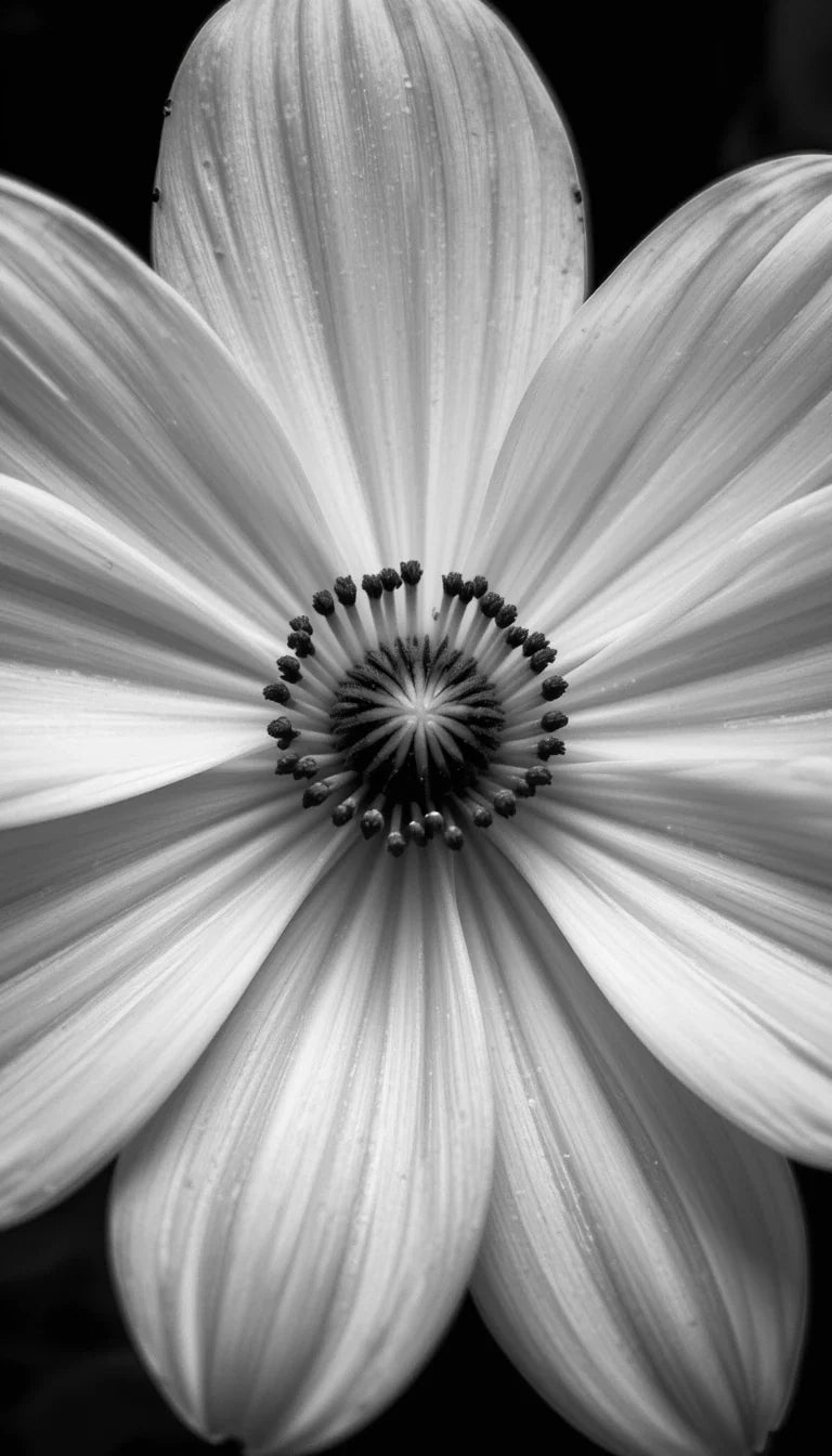Close-up flower macro (dahlia or similar)