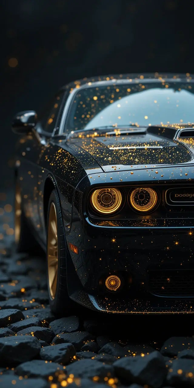 Galaxy Car Art Print - Futuristic Auto Decor My Store