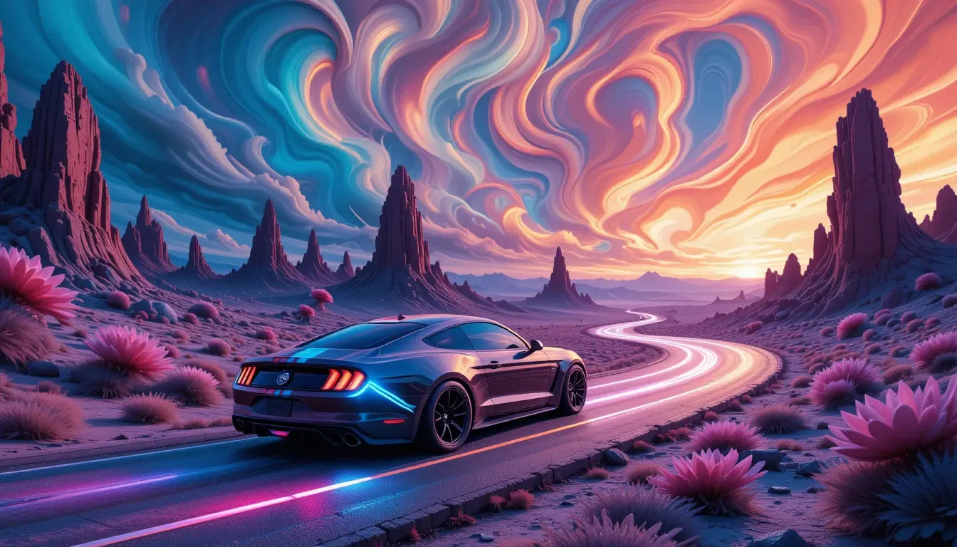Mustang Desert Dream Wall Art Print My Store