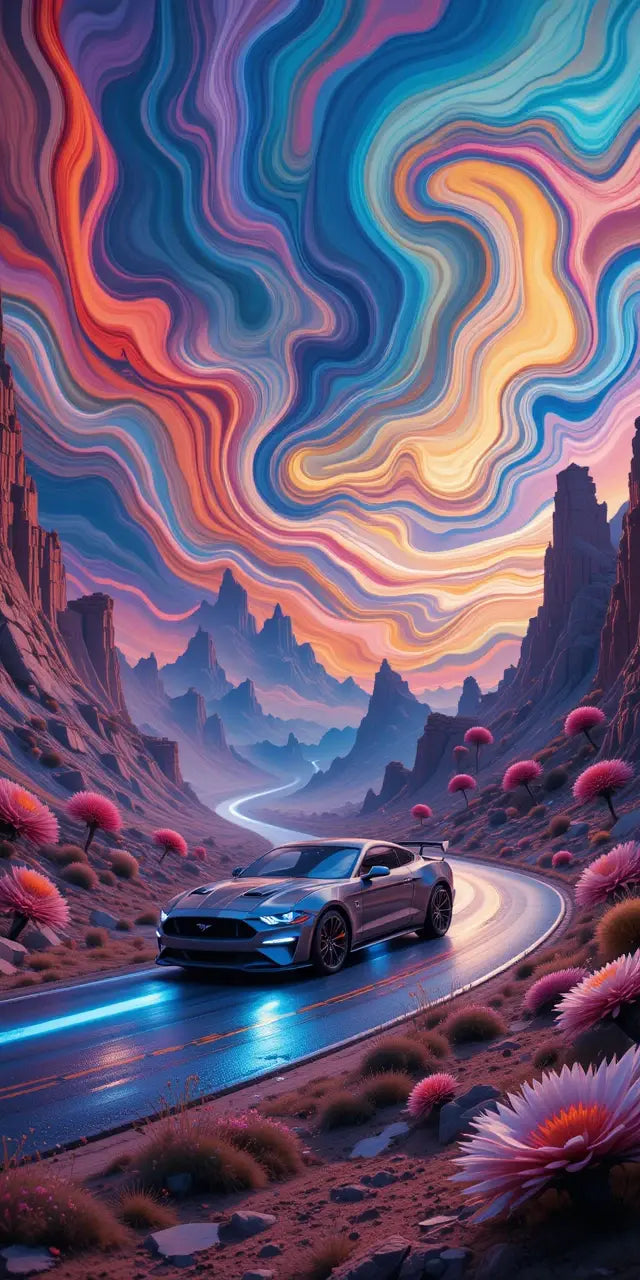 Mustang Desert Dream Wall Art Print My Store
