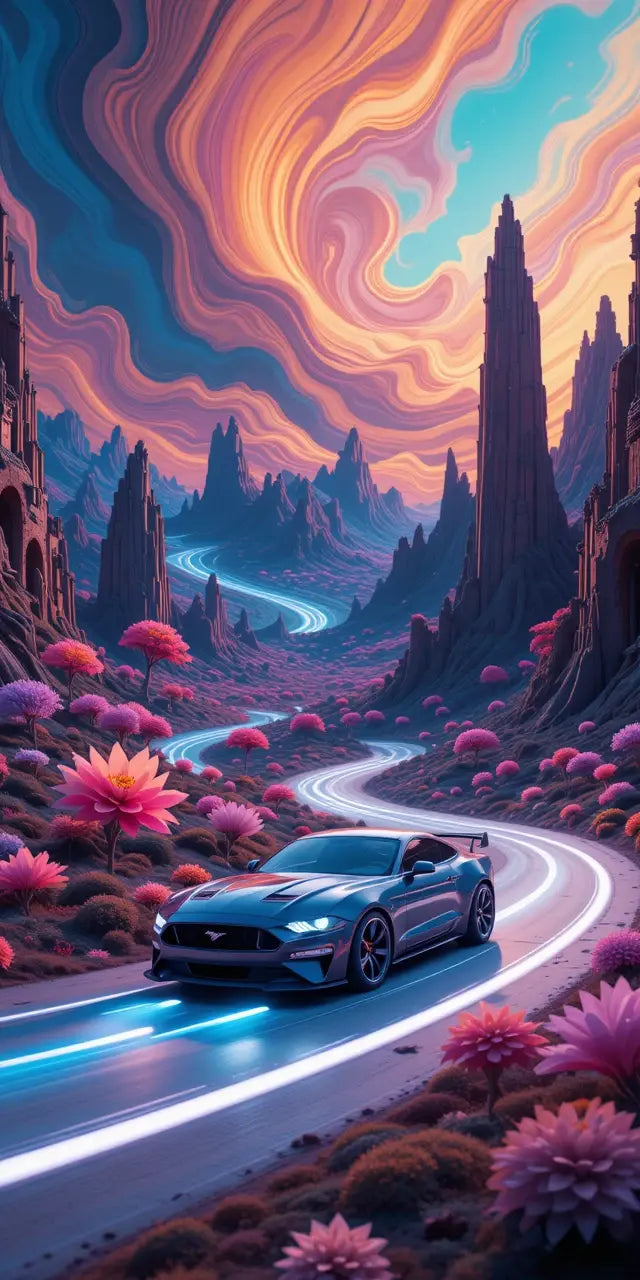 Mustang Desert Dream Wall Art Print My Store