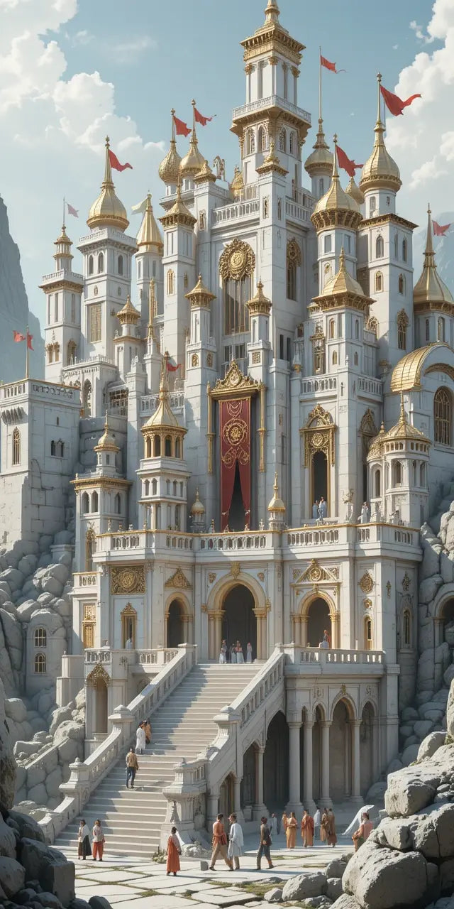 Ancient Ruins Sunrise Wall Art Print My Store