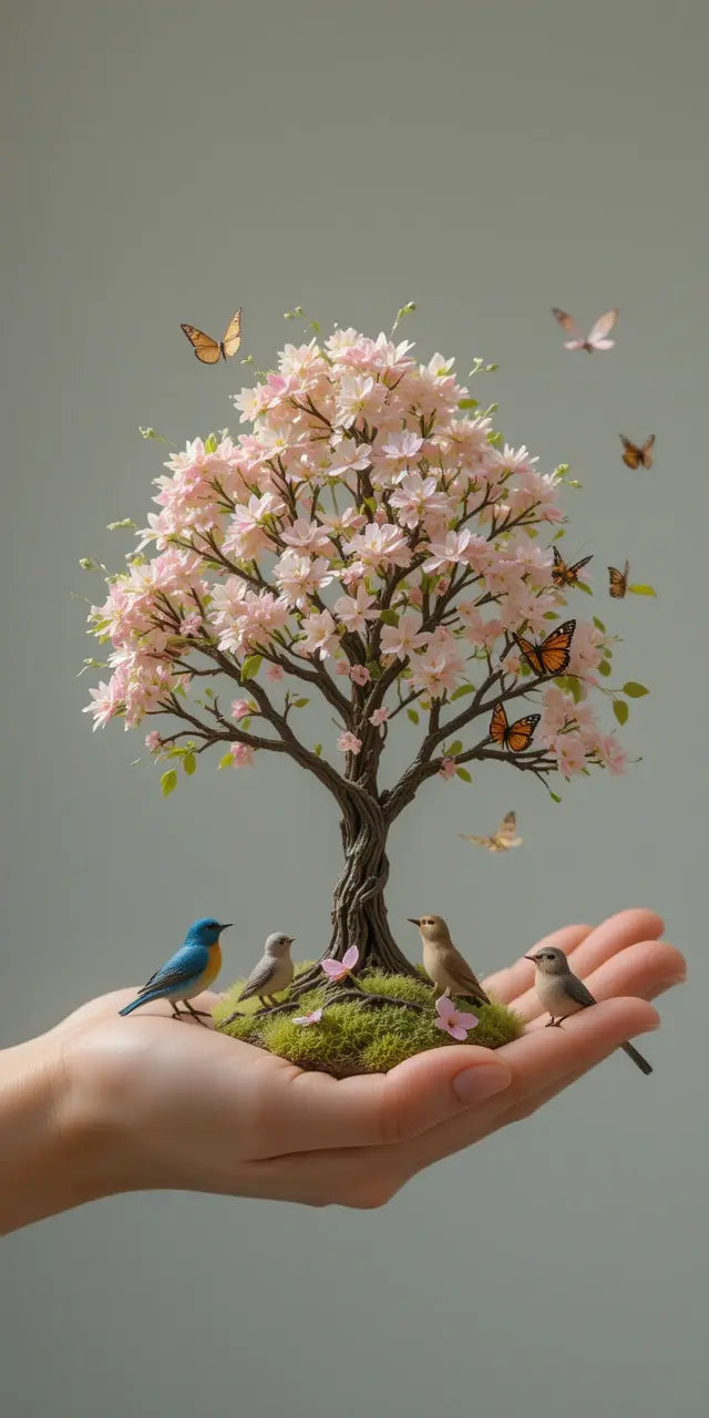 Miniature Tree Art Print - Nature Lover's Decor My Store