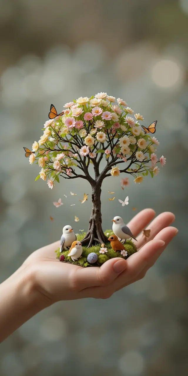 Miniature Tree Art Print - Nature Lover's Decor My Store