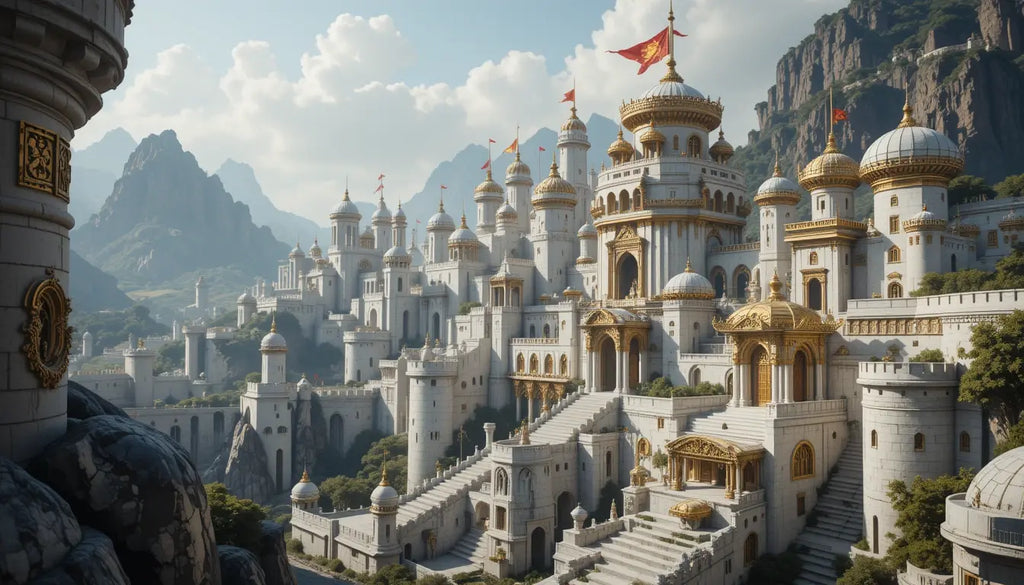 Ancient Ruins Sunrise Wall Art Print My Store