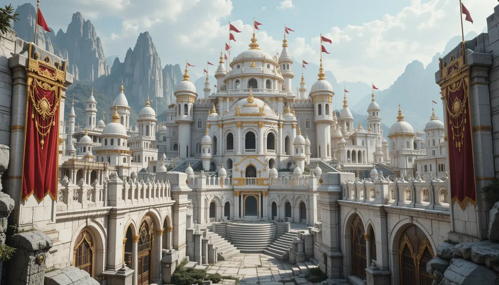 Ancient Ruins Sunrise Wall Art Print My Store