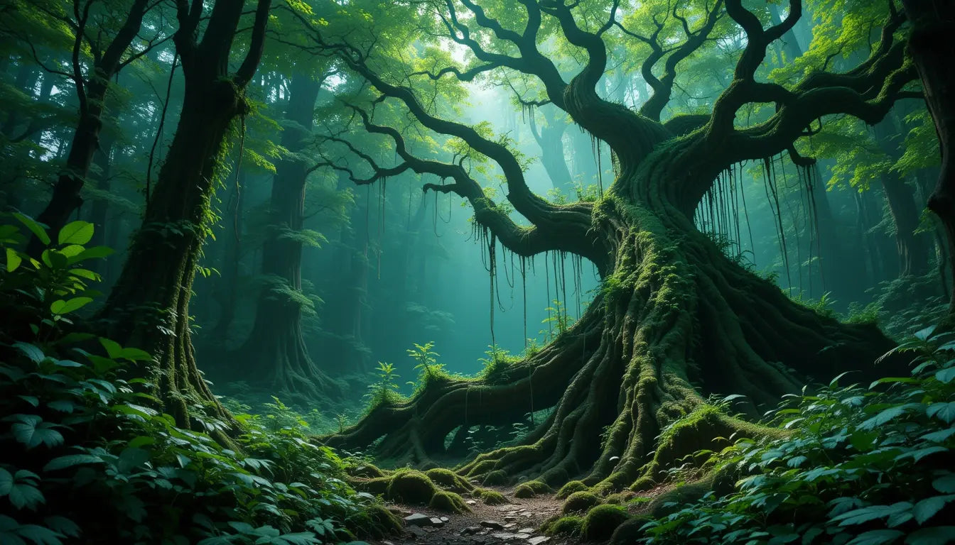 Mystic Forest Guardian Wall Art Print My Store