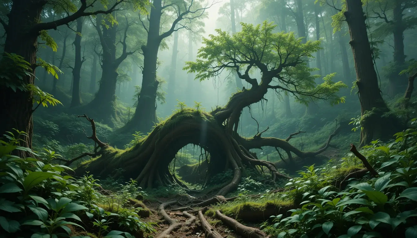 Mystic Forest Guardian Wall Art Print My Store