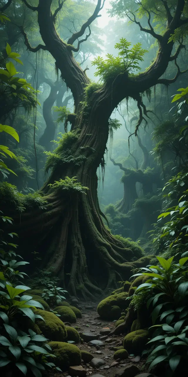 Mystic Forest Guardian Wall Art Print My Store