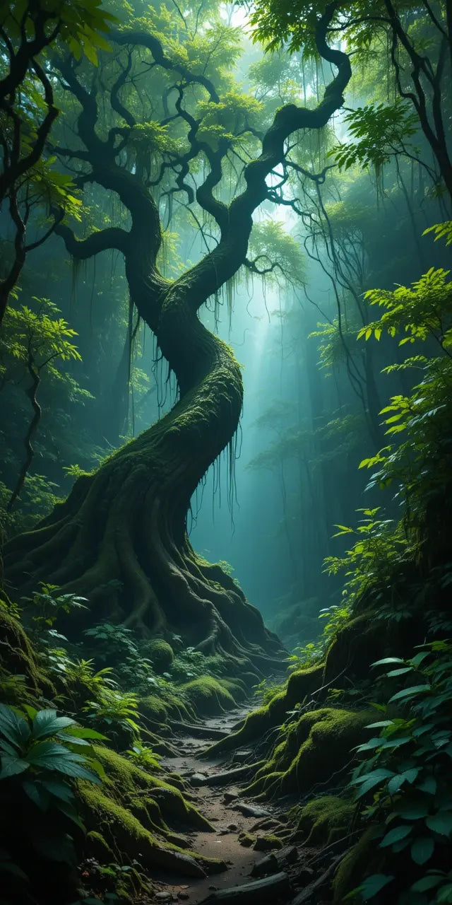 Mystic Forest Guardian Wall Art Print My Store