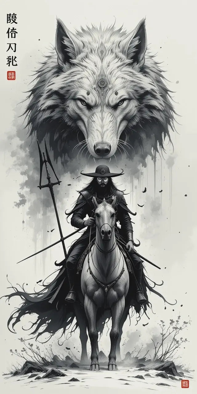 Dark Knight Rider – Gothic Fantasy Warrior Wall Art My Store