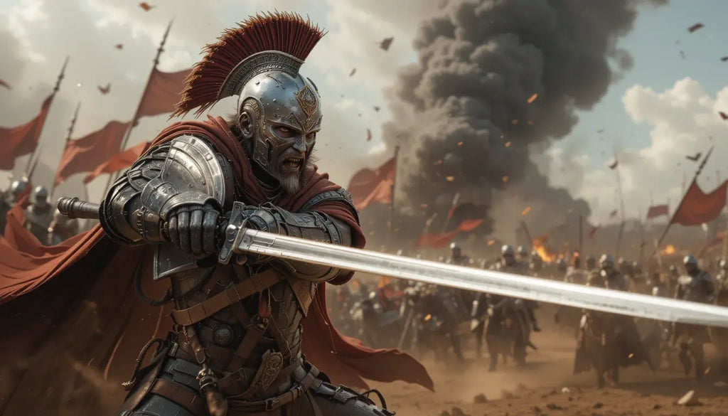 Warrior Horde Battle Wall Art Print My Store