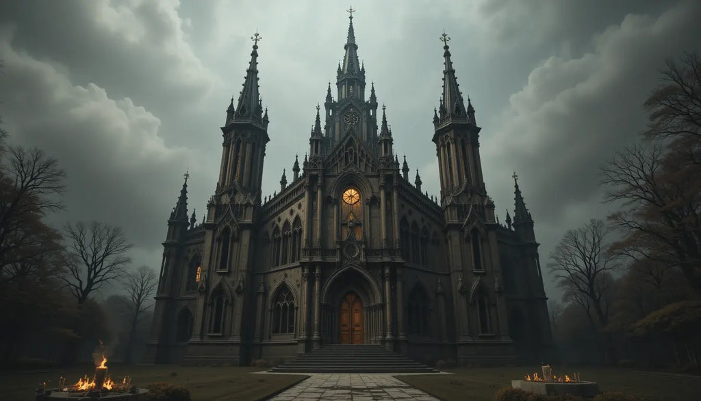 Gothic Cathedral Twilight Wall Art Print My Store