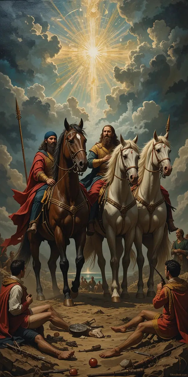 Epic Medieval Knights & Fallen Warrior Wall Art My Store