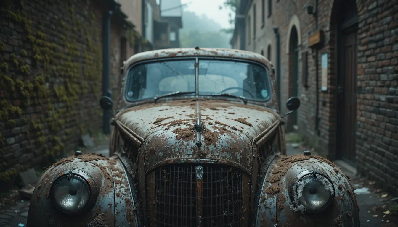 Desert Car Explosion Wall Art Print My Store