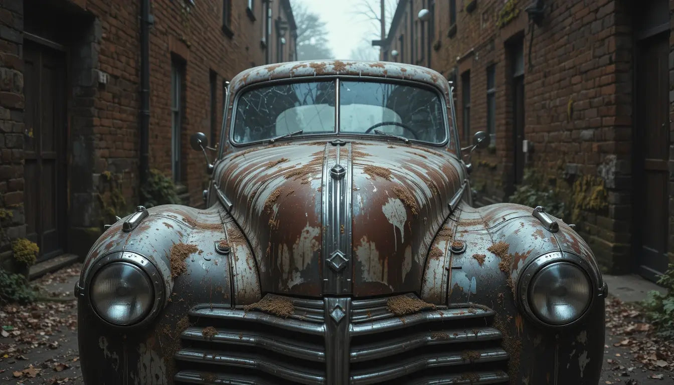 Desert Car Explosion Wall Art Print My Store