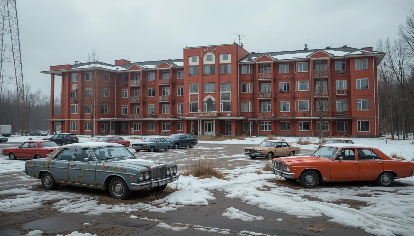 Abandoned Winter Apartment Scene Wall Art My Store