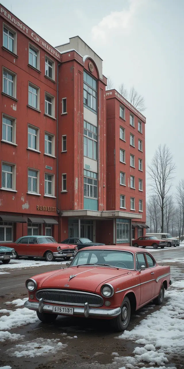 Abandoned Winter Apartment Scene Wall Art My Store