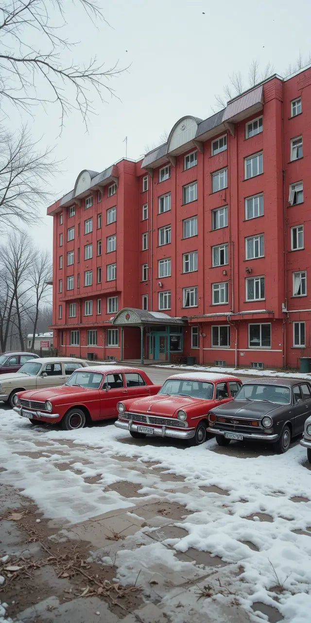 Abandoned Winter Apartment Scene Wall Art My Store