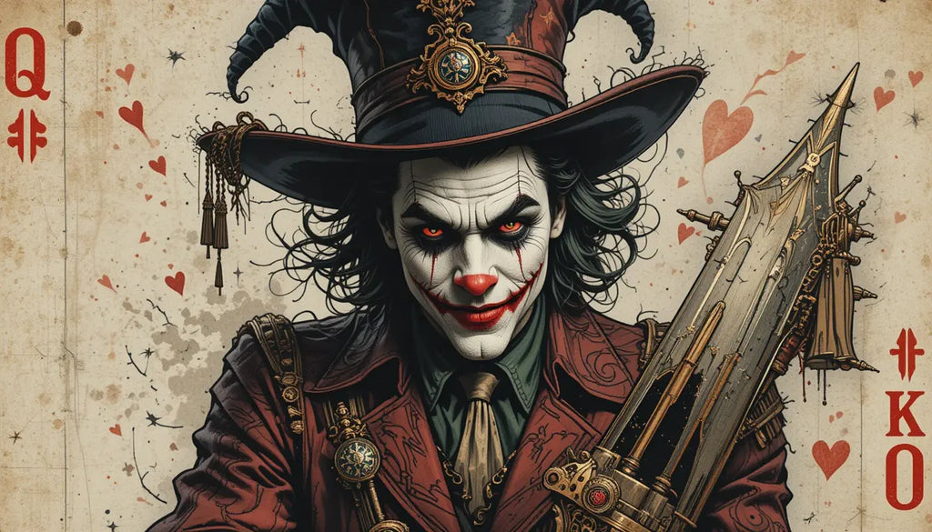 Jester Queen Card Wall Art Print My Store