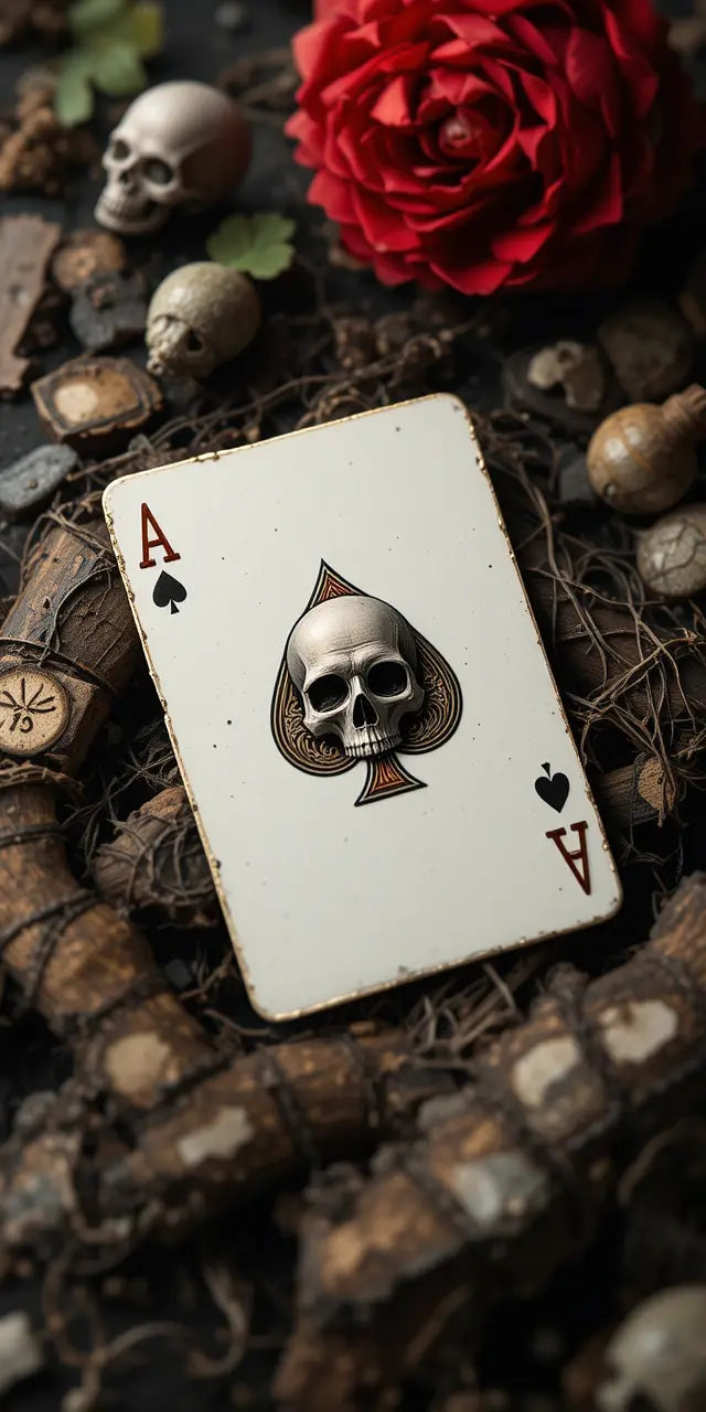 Poker Night Ace Wall Art Print My Store