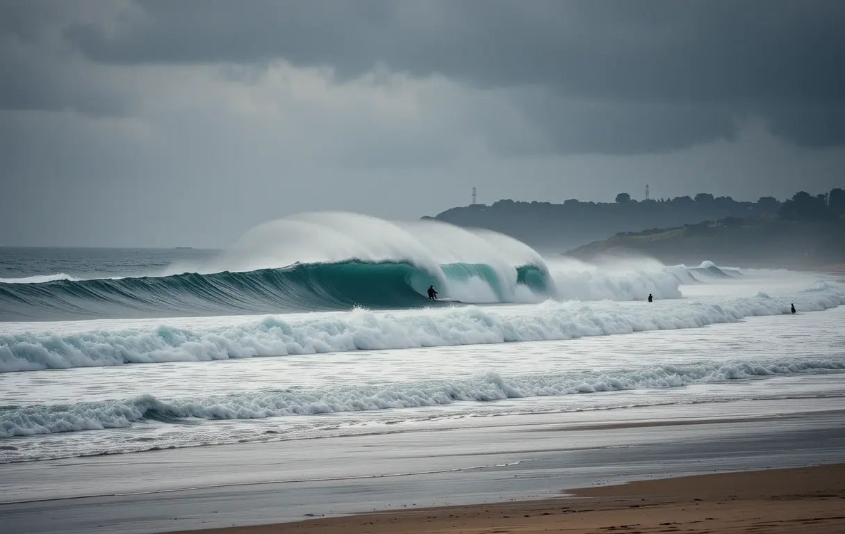 Epic Big Wave Surfing - Dramatic Ocean Canvas Print My Store