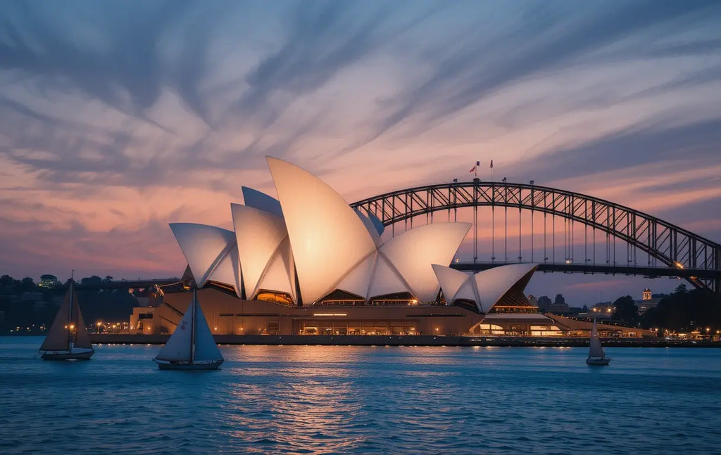 Sydney Opera House and Harbour Bridge at Sunset My Store
