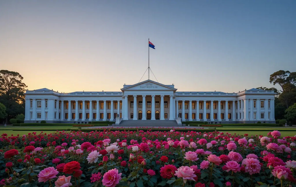 Grand Palace with Rose Garden at Sunset My Store