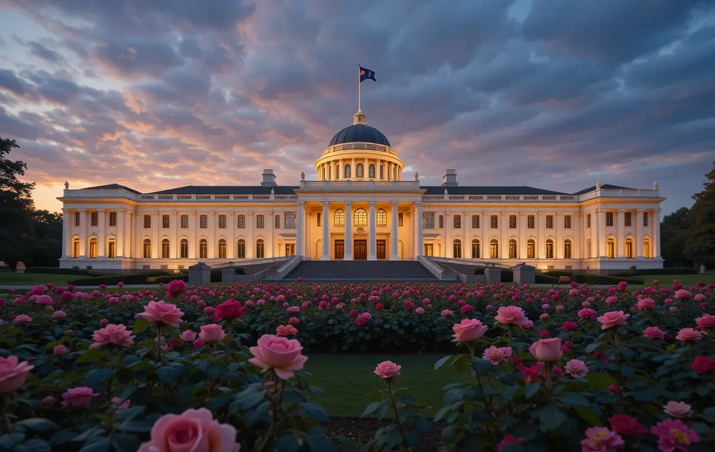 Grand Palace with Rose Garden at Sunset My Store