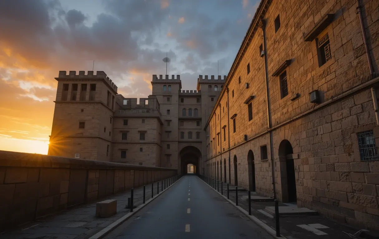 Illuminated Heritage Palace at Dusk” My Store