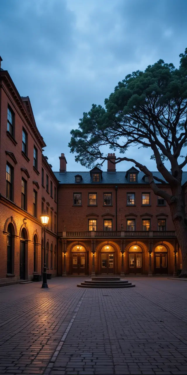Colonial Courtyard with Jacaranda My Store