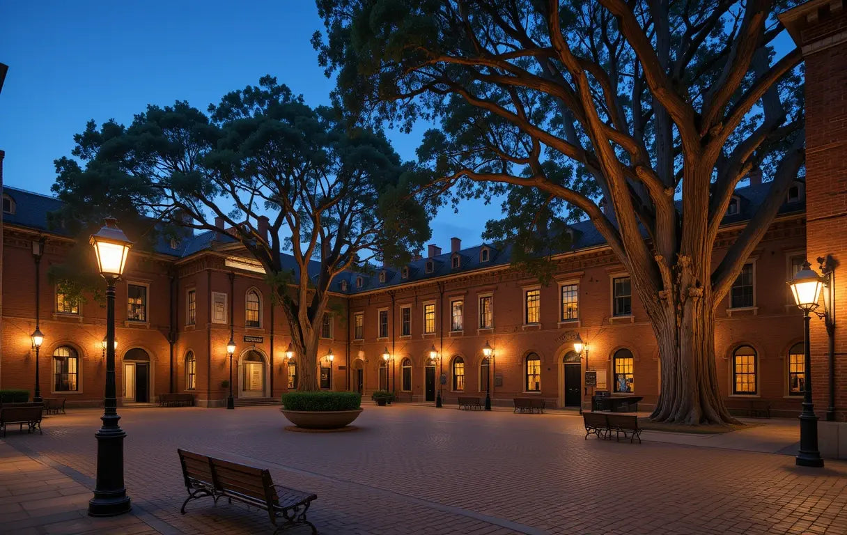Colonial Courtyard with Jacaranda My Store