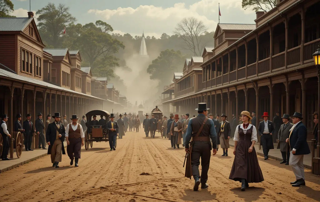 Victorian Steampunk Town Street My Store