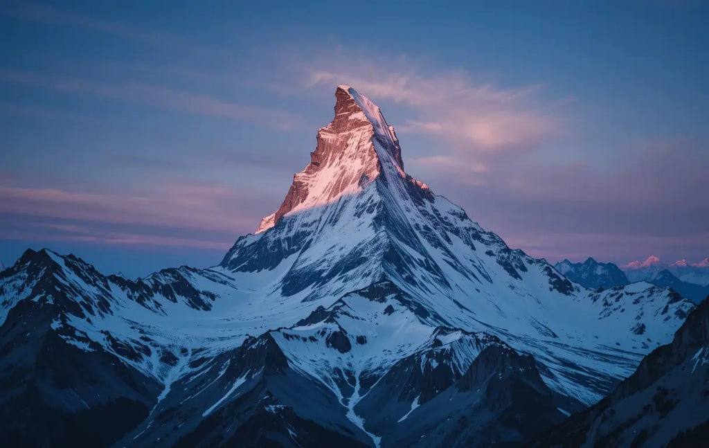 Matterhorn Sunset Iconic Alpine Peak at Dusk My Store